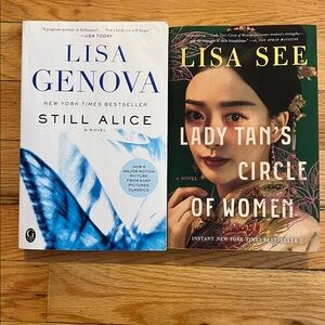 Lisa BOOK PACK! 
Lisa See and Lisa Genova